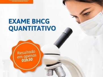 Beta HCG QUANTITATIVO é um exame para quem está desconfiando de uma gravidez